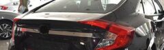 Honda Civic Fc5 Uyumlu 2016-2020 Bagaj Üst Nikelaj Kaplama Dar