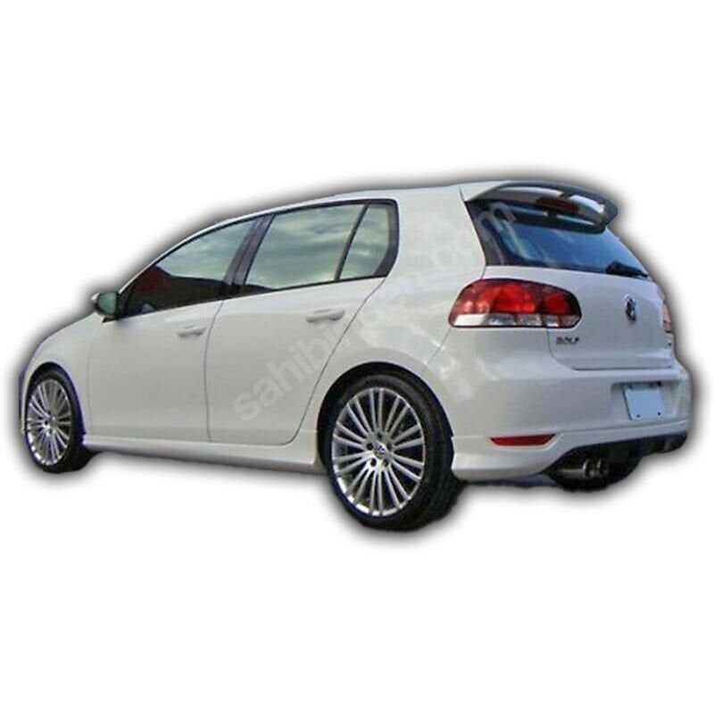 Volkswagen Golf 6 Spoiler Uyumlu Yedek Parça Boyalı Fiber