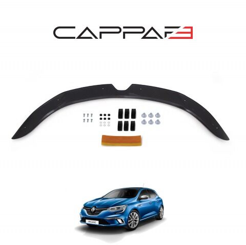 Renault Megane 4 2016- Yılı ve Sonrası Uyumlu Kaput Rüzgarlığı 3mm