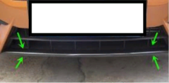 Honda Civic Fc5 Uyumlu 2016-2020 Ön Tampon Alt Çıtası Karbon Tekli