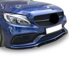 Mercedes W205 Uyumlu Coupe Ön lip (Fiber)