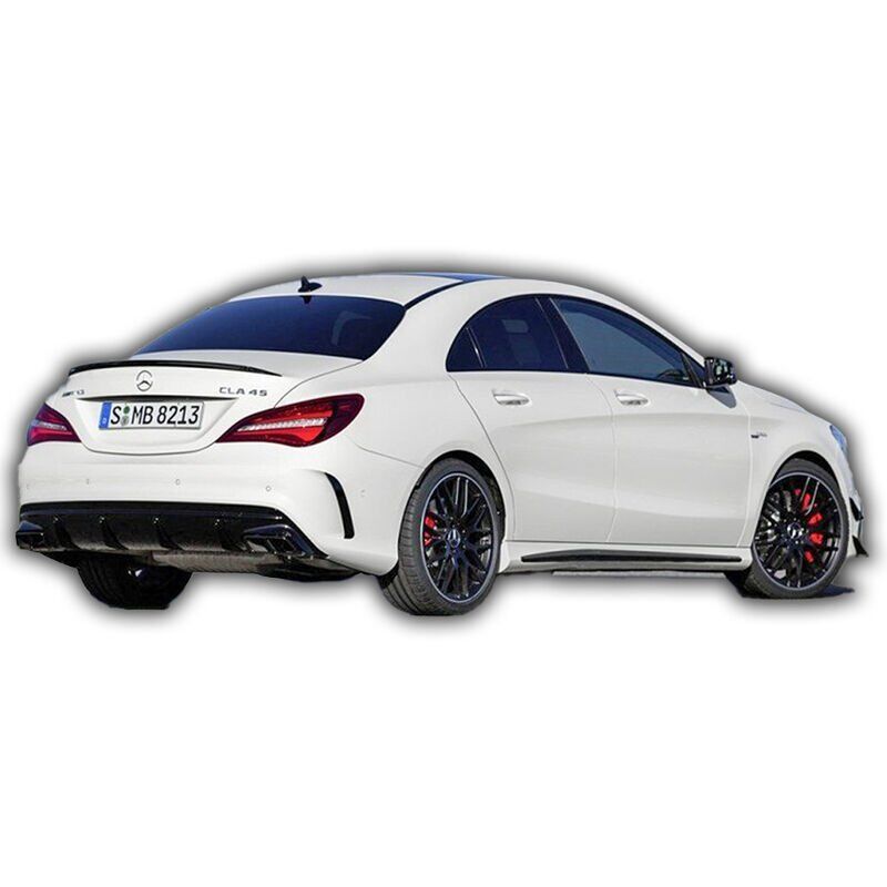 Mercedes W117 Cla Uyumlu Yedek Parça Spoiler Boyalı Fiber