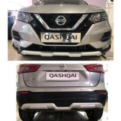 Nissan Qashqai 2017+ Uyumlu Ön-Arka U Model Difüzör (Plastik)