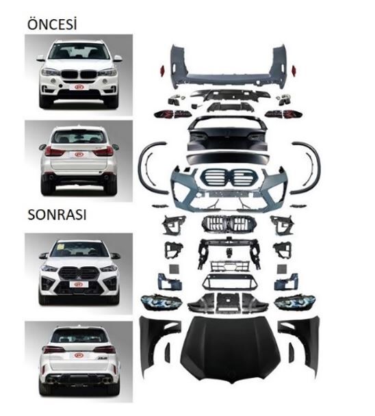 X5 F15 Uyumlu G05 LCI X5M Dönüşüm Seti