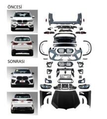 X5 F15 Uyumlu G05 LCI X5M Dönüşüm Seti