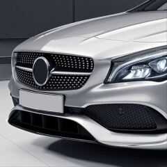 Mercedes W117 2016-2018 Uyumlu Yedek Parça CLA Diamond Panjur Siyah