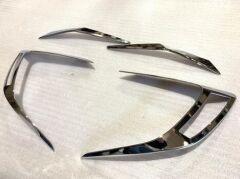 Honda Civic Fc5 Uyumlu Yedek Parça 2016-2021 Arka Stop Kaplama 4 Parça Nıkelaj