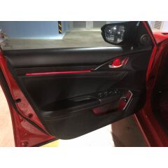 Honda Civic Uyumlu FC5 Araç Yılları 2016-2021 Ambiyans aydınlatma Ambiyans ışık olmayan için Orijinal trim yerleri ile