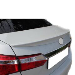 Toyota Corolla Spoiler 2014+ Uyumlu Yedek Parça Spoiler (Plastik)