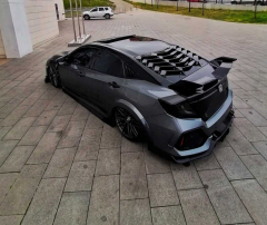 Honda Civic Fc5 2016-2020 Uyumlu Arka Cam Kaplama (Cam Vizörü)