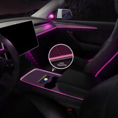 Tesla Model Y 2023-2024 Uyumlu İç Ambiyans Seti Full Set