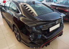 Honda Civic Fc5 2016-2020 Uyumlu Arka Cam Üstü Kaplama 2 Parça