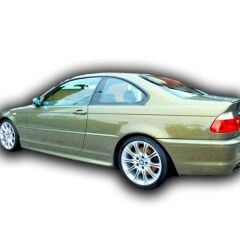Bmw E46 Uyumlu 2 Kapı M Tech Yan Marşpiyel Takımı (Plastik)