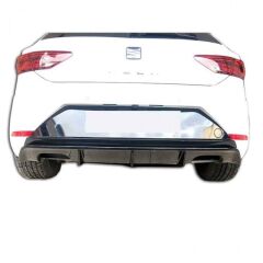 Seat Leon MK3.5 Uyumlu Yedek Parça Çift Çıkış Difüzör PlastikBoyasız