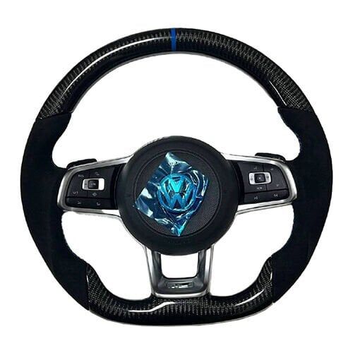 Volkswagen Golf 7.5 R F1 Uyumlu Yedek Parça  Vitesli Carbon Alcantara Direksiyon