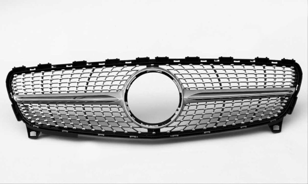 Mercedes W176 2016-2018 Uyumlu Diamond Panjur Gri