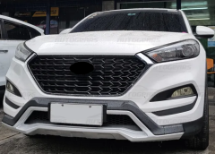Hyundai Tucson 2015-2018 Uyumlu Krom Çerçeveli Ön Panjur