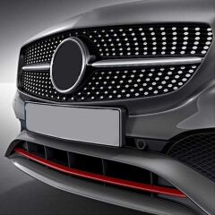 Mercedes W176 2016-2018 Uyumlu Yedek Parça Diamond Panjur Siyah