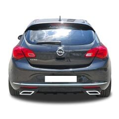 Opel Astra J Hb 2013 - 15 Uyumlu Yedek Parça Custom Difüzör Plastik Boyasız