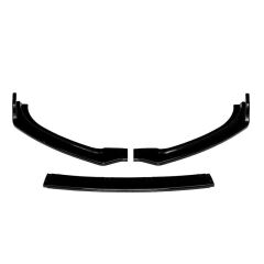 Audi A4 Uyumlu 3 Parça Ön Lip (Plastik)