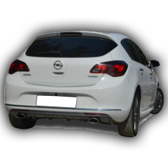 Opel Astra J Hb 2013 - 15 Uyumlu Yedek Parça Rieger Difüzör Plastik Boyasız