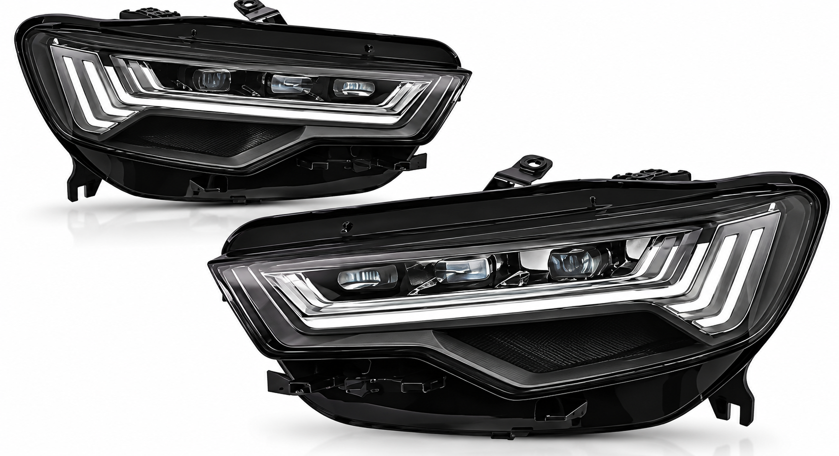 Audi A6 4G 2012-2015 Uyumlu 4K Matrix Dizayn Far