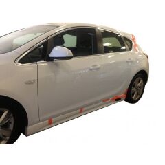 Opel Astra J Hb 2013 - 15 Uyumlu Yedek Parça Rieger Marşpiyel Plastik Boyasız