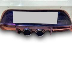 Seat Leon MK2 Uyumlu Yedek Parça Cupra Ortadan Çift Çıkışlı Difüzör (Plastik)