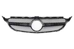 Mercedes C-Class Uyumlu Yedek Parça W205 İçin Uyumlu 2014-2018 C63 Dizayn Gri Panjur