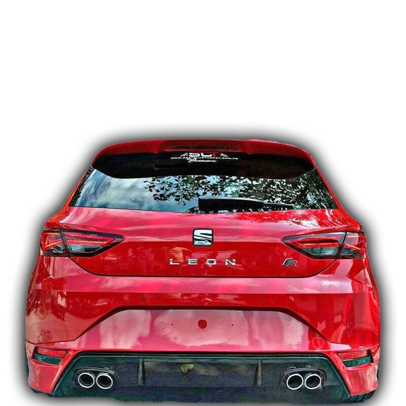 Seat Leon MK2 Uyumlu FR Arka Tampon Eki (Plastik)
