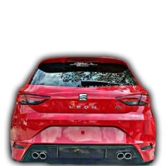 Seat Leon MK2 Uyumlu FR Arka Tampon Eki (Plastik)