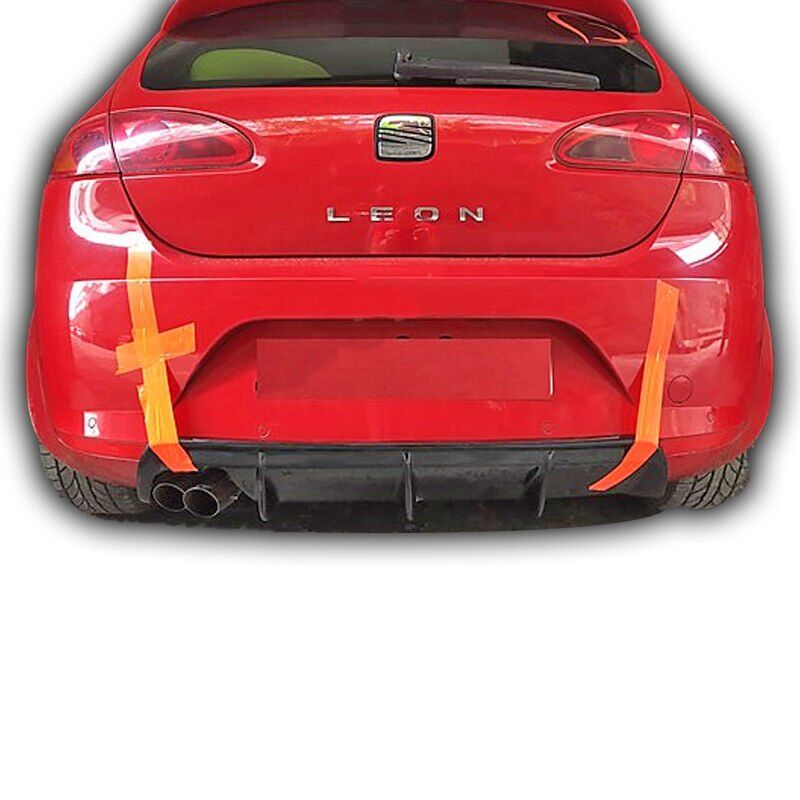 Seat Leon MK2 Uyumlu Soldan Çift Çıkışlı Difüzör (Plastik)