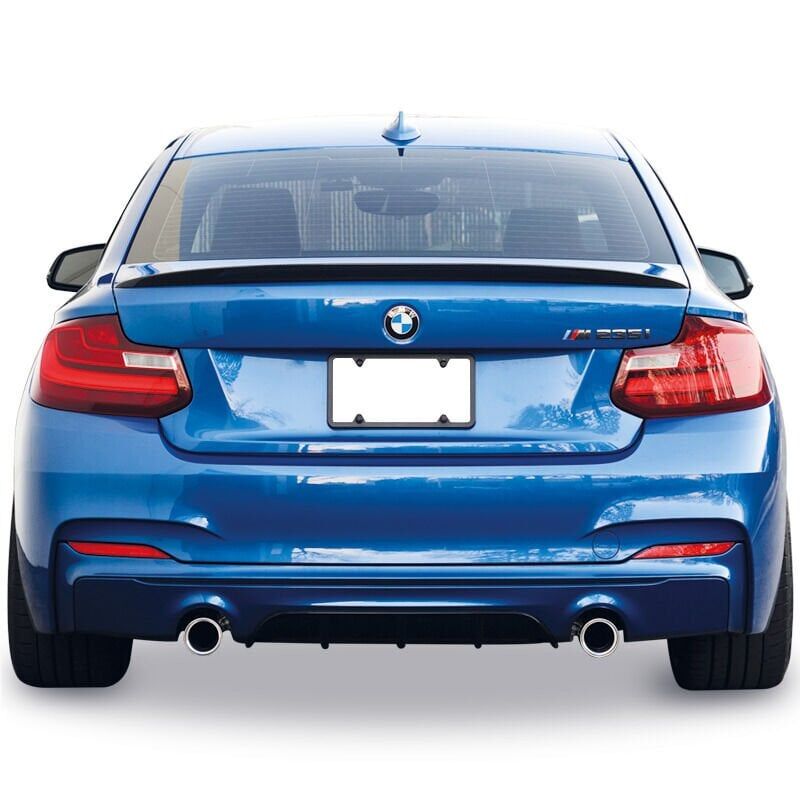Bmw F22 Uyumlu Yedek Parça M Performance Spoiler Boyasız Plastik