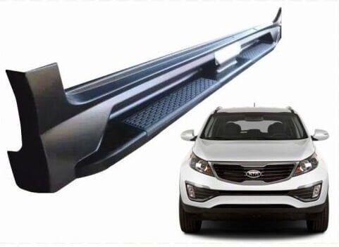 Kia Sportage 2010-2014 Uyumlu Yedek Parça OEM Yan Basamak / Siyah