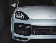 Cayenne Uyumlu 2014-2017 İçin  Facelift 2018+ Turbo İçin Uyumlu Body Kit (Farlar Dahil)