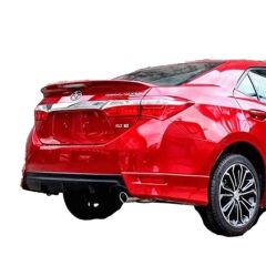 Toyota Corolla 2014+ Uyumlu Yedek Parça Işıklı Spoiler (Plastik)