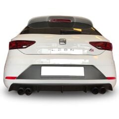 Seat Leon Uyumlu Mk3 Sag-Sol Çift Çıkış Difüzör (Plastik)