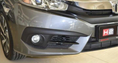 Honda Civic Fc5 2016-2020 Uyumlu Ön Sis Orta Çıta Piano Black