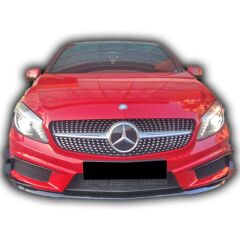 Mercedes W176 A-Serisi Uyumlu Yedek Parça 6 Parça Ön Tampon Kaşları Boyalı