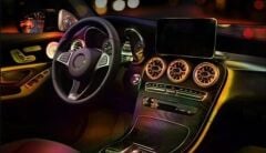 Mercedes W205 Uyumlu 2015-2018 64 Renk Ön Havalandırma Aydınlatma