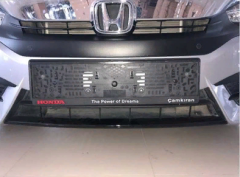 Honda Civic Fc5 2016-2020 Uyumlu Ön Tampon Alt Çıtası Black 2 Parça