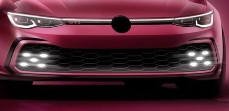 Volkswagen Golf 8 Gti Uyumlu Yedek Parça Ledli Panjur