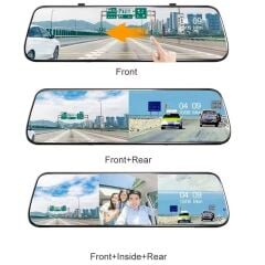 3 Kameralı Kayıt Yapan Dvr Dikiz Aynası