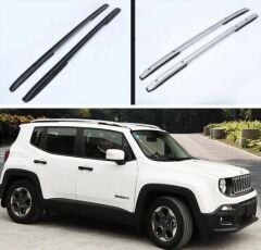 Jeep Renegade 2014+ Uyumlu Yedek Parça OEM Tavan Çıtası / Gümüş