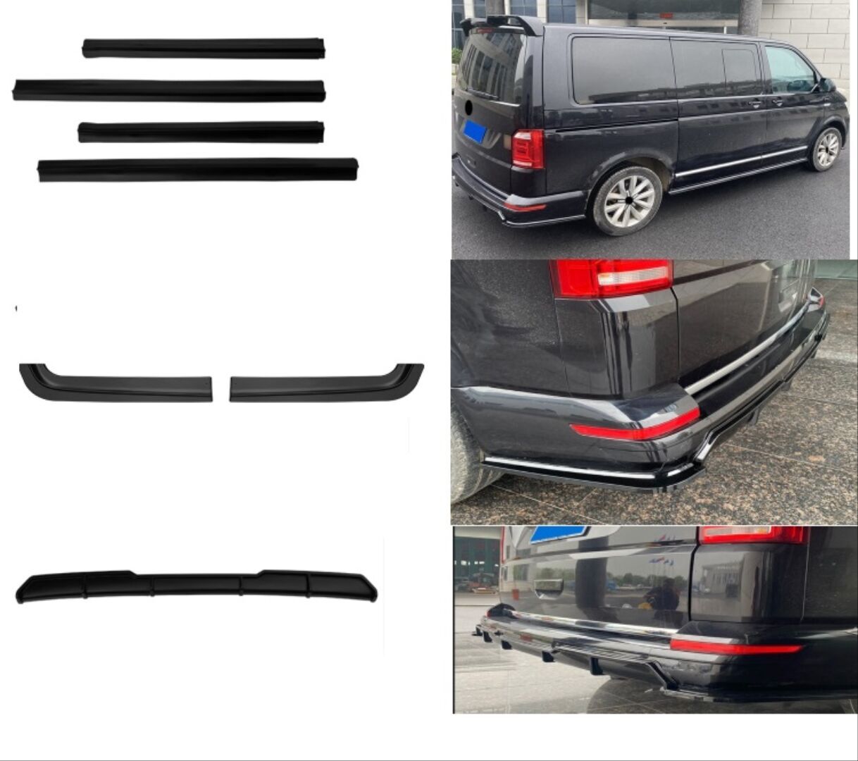 Transporter T6 İçin Body Kit  (Spoiler Dahil)