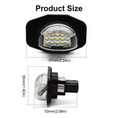 Toyota Auris 2006+ Uyumlu Yedek Parça Oem Plaka Ledi