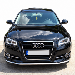 Audi A3 2009 - 2012 Uyumlu Ön Ek Boyasız Fiber