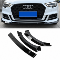 Audi A3 Uyumlu 3 Parça Ön Lip