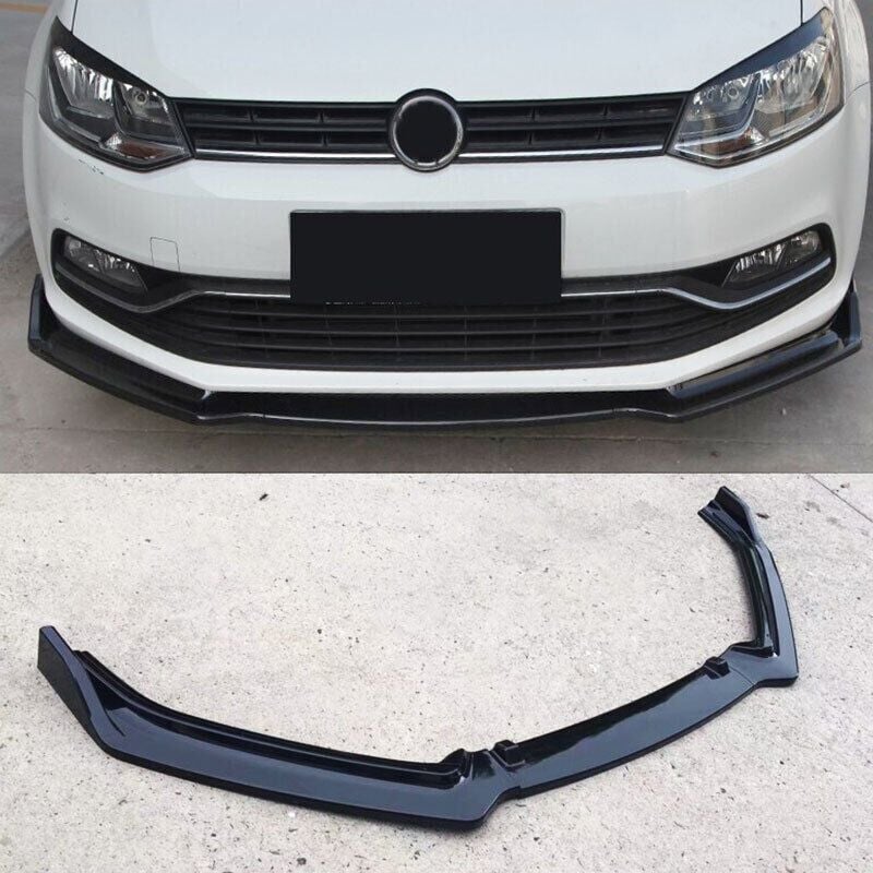 Volkswagen Polo 2009-2017 Uyumlu MK5 3 Parça Ön Lip (Plastik)