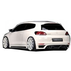 Volkswagen Scirocco 2009 - 2014 Uyumlu Yedek Parça Rieger Difüzör (Plastik)